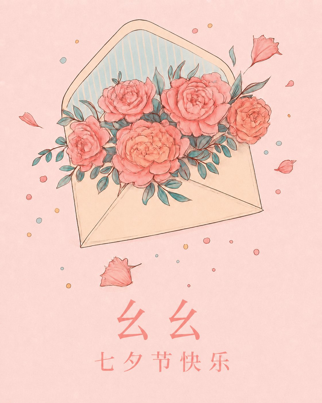 打开的信封